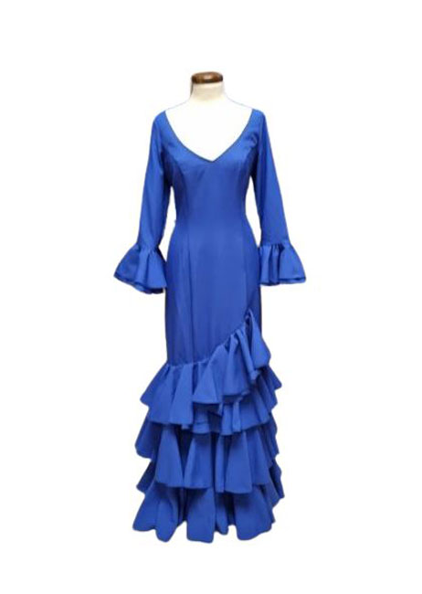 Size 36. Flamenco Dress Model Lolita. Deep Blue